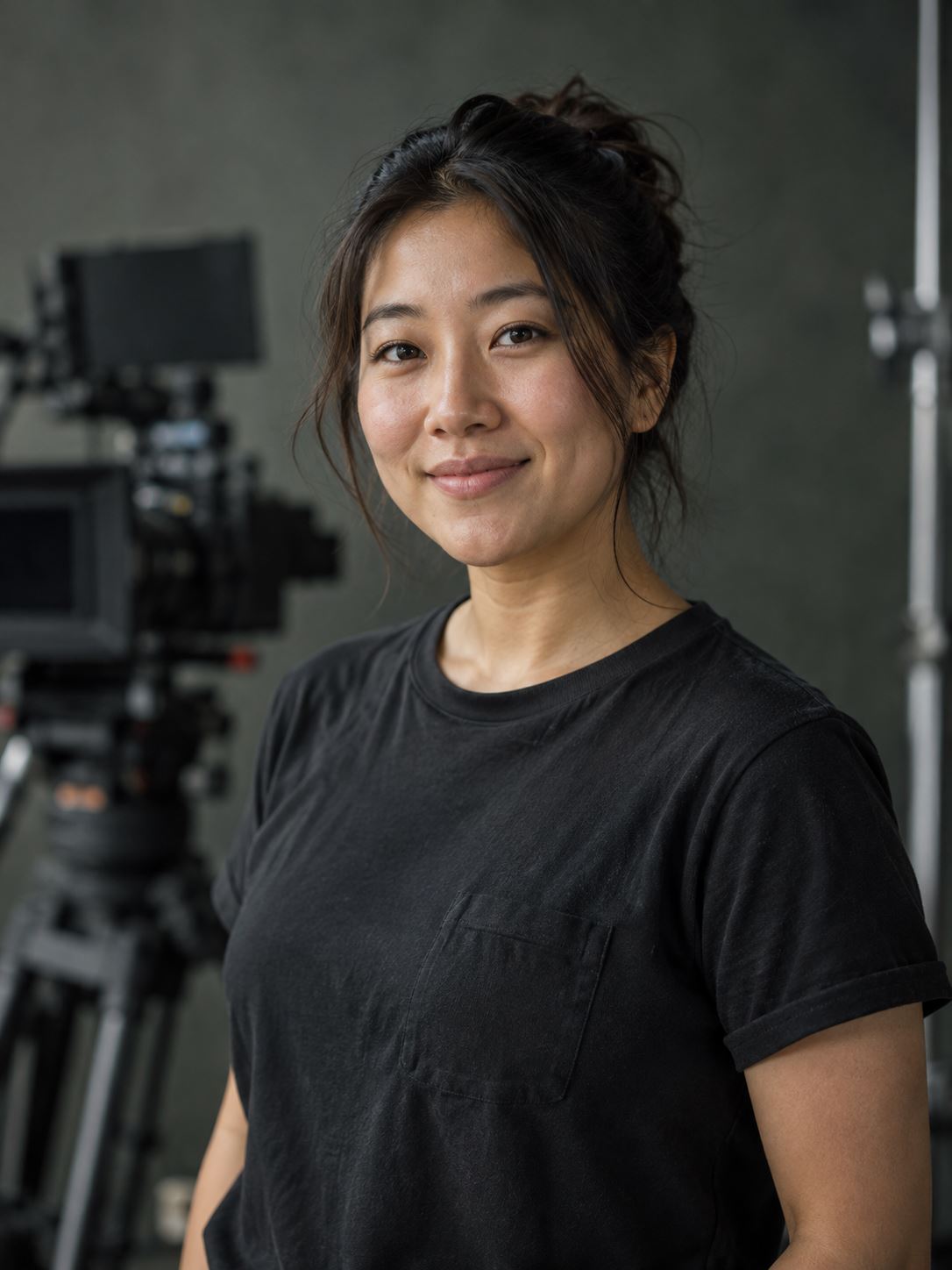 AI-generated portrait for Jamie Chen's fictional sample profile